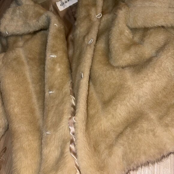 Vintage George Faux Fur Jacket Small - Picture 7 of 10